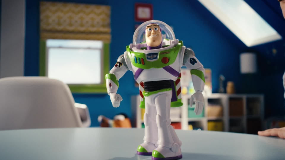 thumbnail video image 2 of Disney Pixar Toy Story Ultimate Walking Buzz Lightyear, 2 of 8
