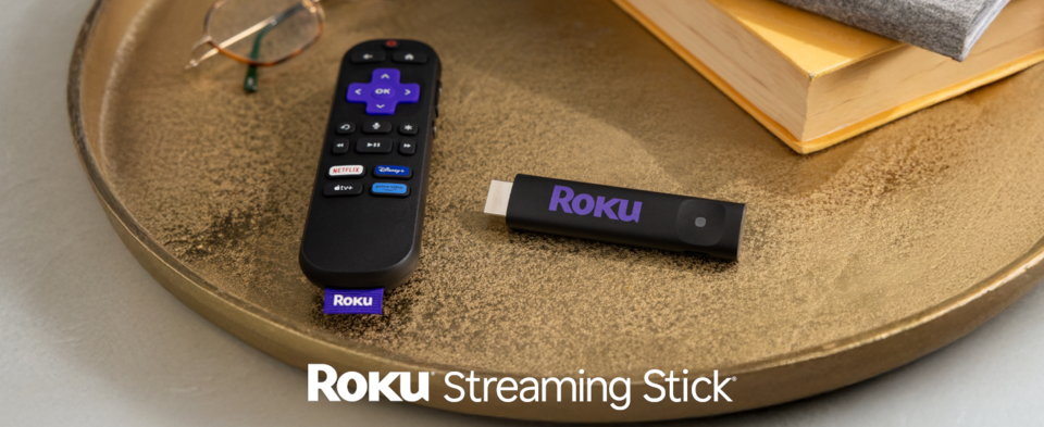 Roku Streaming Stick 2025 - HD Roku Streaming Device for TV with Voice Remote - Free & Live TV