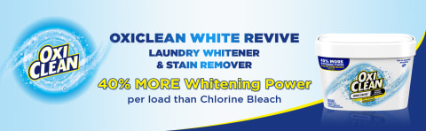 OxiClean White Revive Liquid Laundry Whitener + Stain Remover, 66 0z –  Goody Bag Essentials
