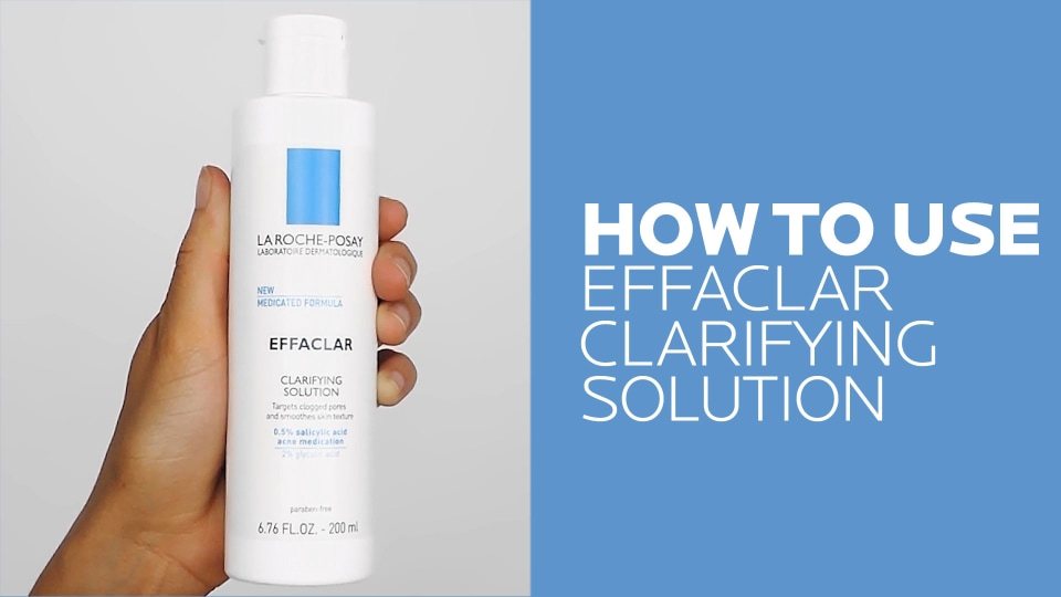 La Roche-Posay Effaclar Clarifying Solution Facial Toner for Acne-Prone Skin with Salicylic Acid 