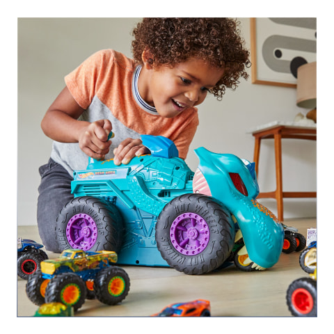 Hot Wheels Monster Trucks Car Chompin' Mega Wrex Vehicle, for Ages 3 Years  & Up 