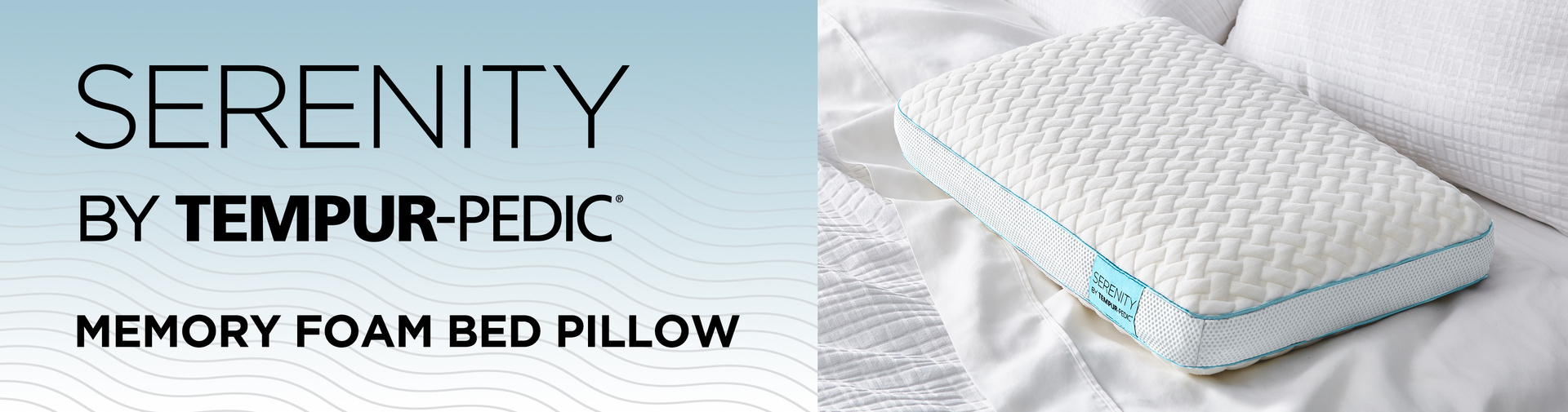 Serenity by TempurPedic Memory Foam Bed Pillow LiquidationDay