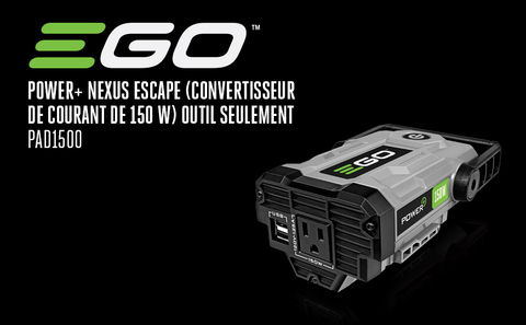 EGO PST3041 3000W Nexus Power Station w/ (4) G3 5.0 Ah Batteries