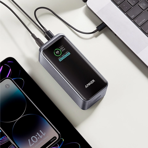 Anker Prime 20k Mah Portable Power Bank, 200W, 2 USB C Ports