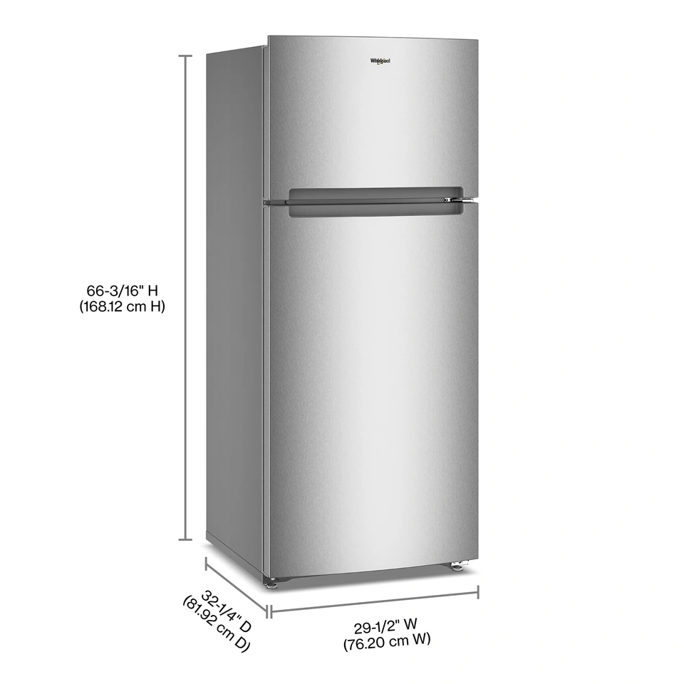 ReFa やっひー Whirlpool - WRTX5118TZ - Whirlpool® 28-inch Wide Top Freezer