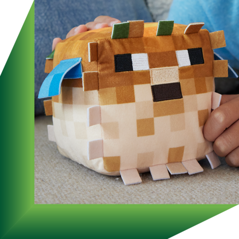 Minecraft soft hot sale toys asda