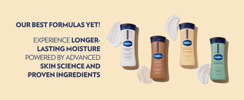 Text about our long-lasting formulas for the full range of body lotion products displayed below.
