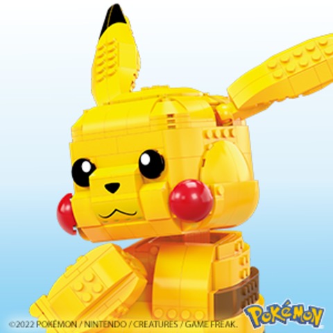 Mega Construx Pokemon Jumbo Pikachu Building Set  - Best Buy