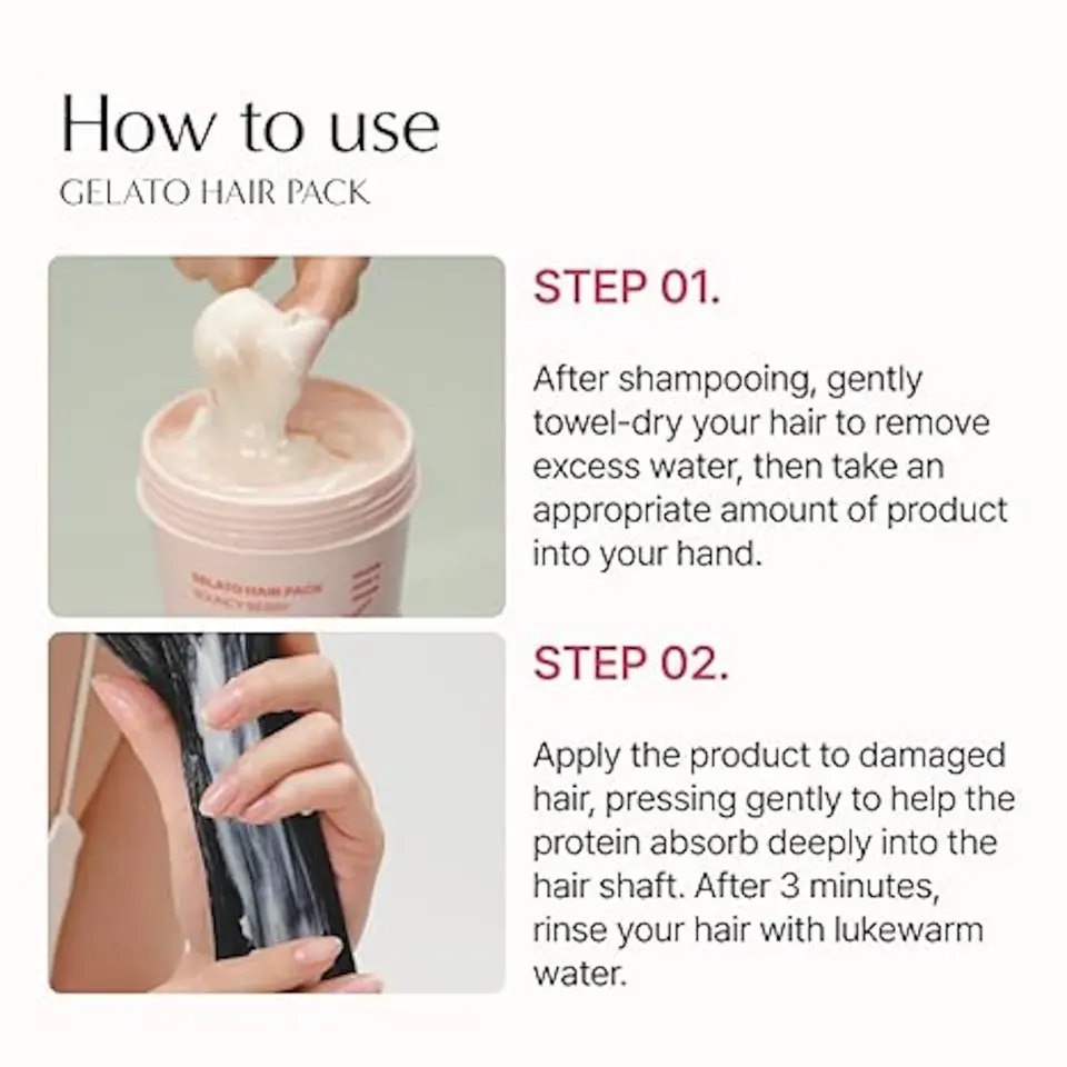 Repair:Turn Gelato Hair Pack Silky Banana