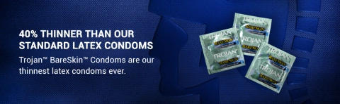 Trojan Bareskin Premium Thin Lubricated Condoms - 10 Count - albertsons