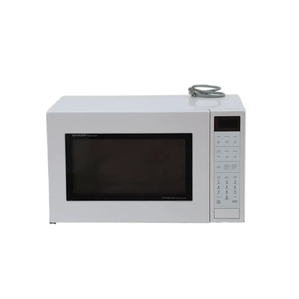 Sharp 1.5 cu. ft. 900W White Convection Countertop Microwave Oven  (SMC1585KW)