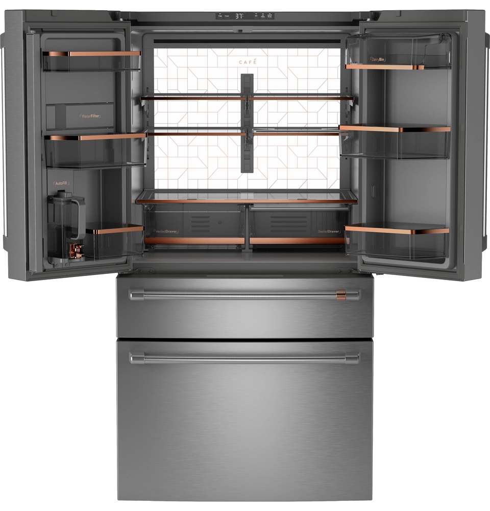 refomed×ccu CGE29DP2TS1 by Cafe - CAFÉ™ ENERGY STAR® 28.7 Cu. Ft. Smart 4-Door