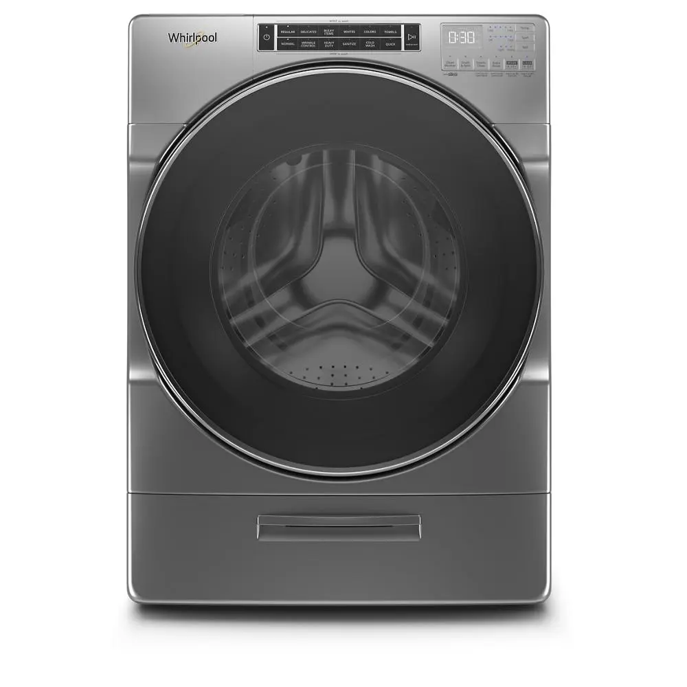 Whirlpool 5 Cu. Ft. Chrome Shadow Washer WFW8620HC | Abt