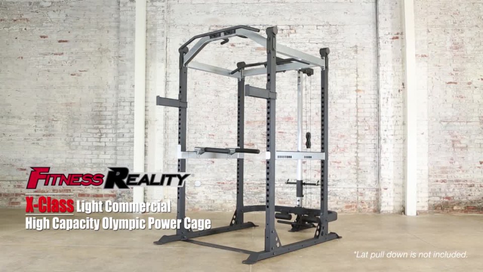 Fitness Reality 2816 Lot de 2 crochets en J en acier