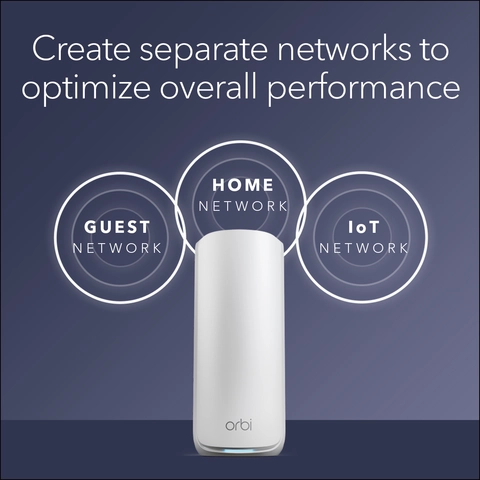 NETGEAR Orbi 870 Series WiFi 7 Mesh System, 21 Gbps, Up to 9,000