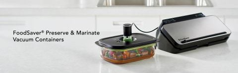 FoodSaver® Preserve & Marinate 3 Cup, 5 Cup, & 8 Cup Containers