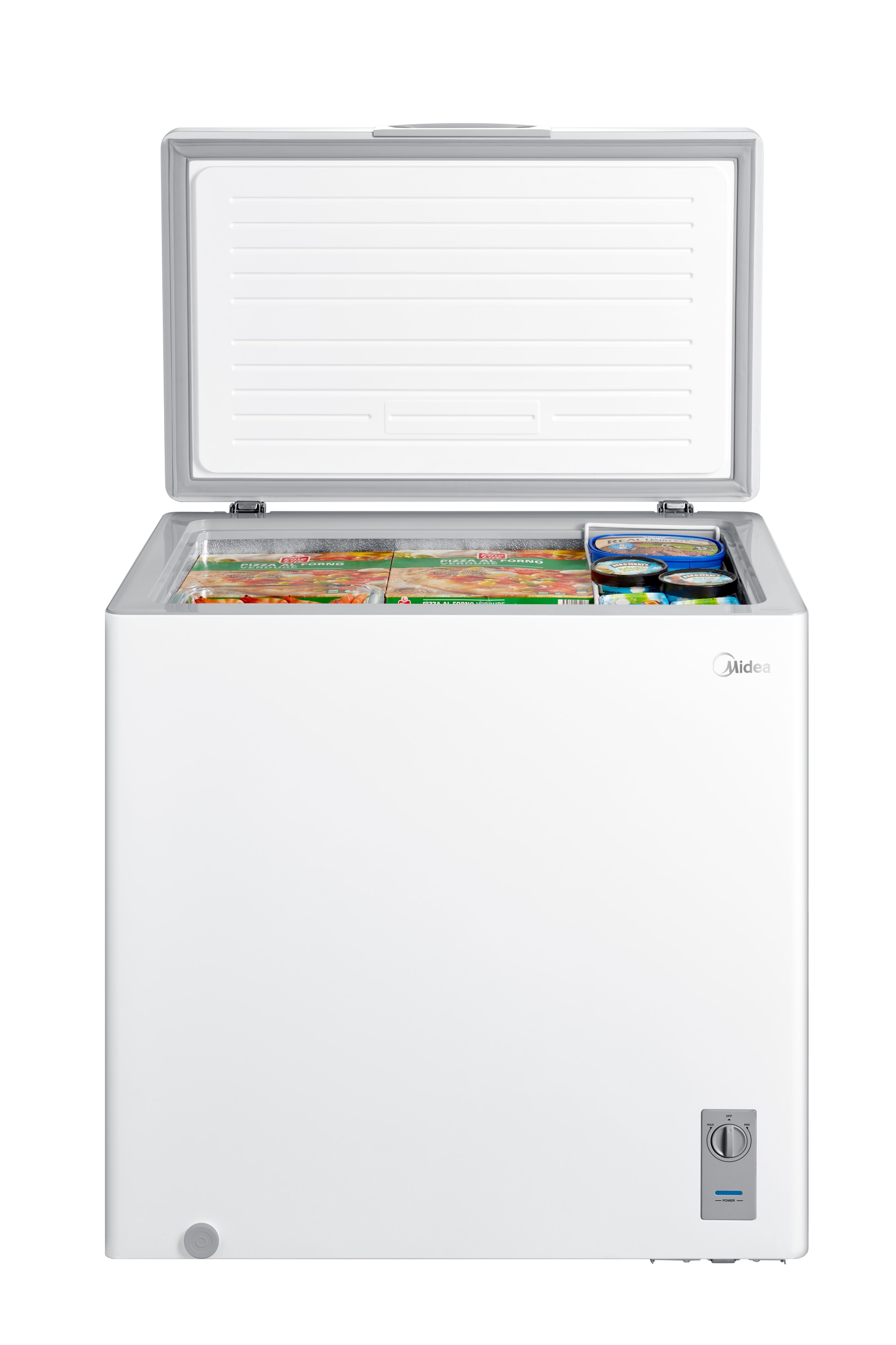 Midea 7.0 cu ft Convertible Chest Freezer with Interior LED Light ...