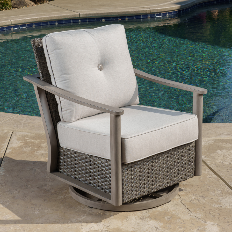 SunVilla Bristol 5piece Fire Outdoor Seating Set Examplefact