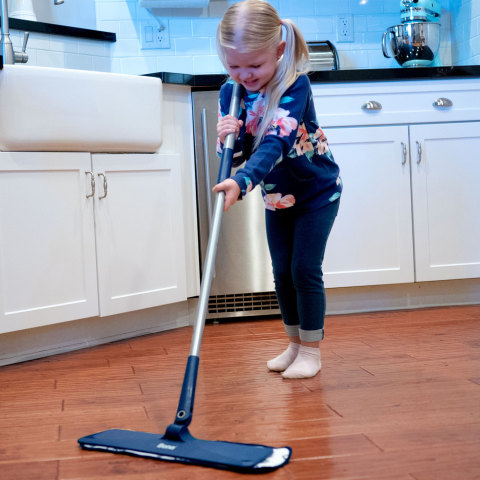 Bona Pet Floor Mop Starter Kit - 2 In 1 Wet + Dry Floor Sweeping + Mopping  - 1 Mop, 1 Reusable Sweeping Pad, 1 Reusable Mopping Pad : Target