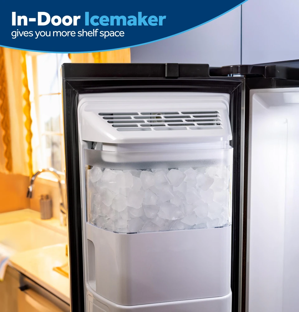 GE - GSS28PYYFS - GE® 27.7 Cu. Ft. Side-By-Side Refrigerator with