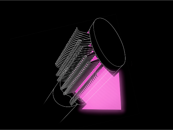 The Anti-snag loop brush automatically directs airflow in the same direction as you brush your hair