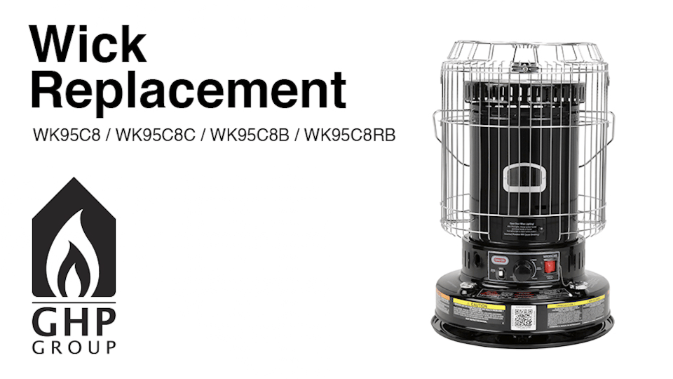 thumbnail video image 2 of Dyna-Glo WK95C8C 23,800 BTU Portable Indoor Kerosene Convection Heater - New, 2 of 13