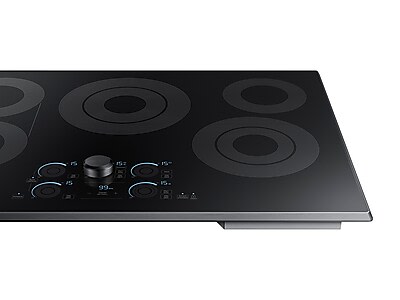 36 Smart Electric Cooktop in Black Stainless Steel (NZ36K7570RG