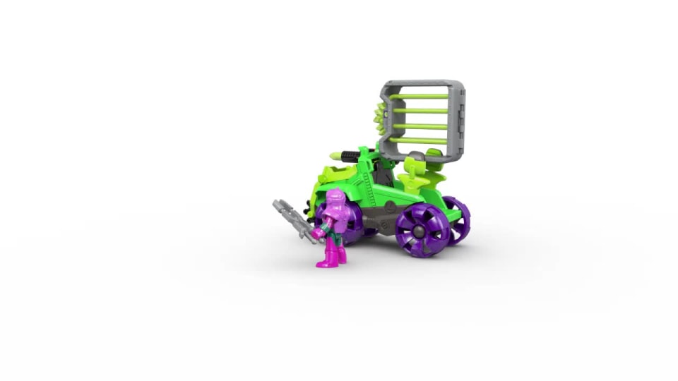 thumbnail video image 4 of Imaginext DC Super Friends Lex Luthor Hauler, 4 of 4