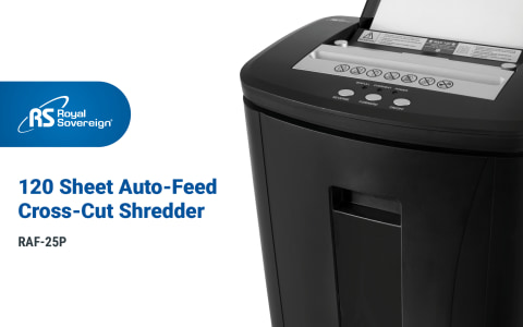 Royal Sovereign 120-Sheet Cross-cut Paper Shredder in the Paper Shredders  department at