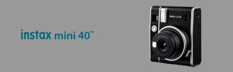 Fujifilm Instax Mini 40 cámara instantánea vintage negra + paquete  económico Fujifilm (40 hojas) + paquete