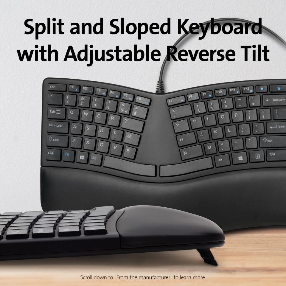 Kensington Pro Fit Ergo Veal　K75370 Pro Fit™ Ergo Wireless Keyboard | Featured Products | Kensington