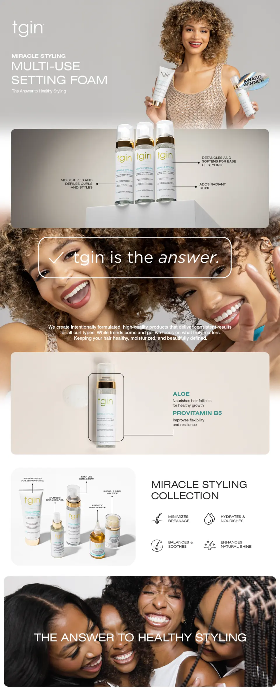 Miracle Styling Multi-Use Setting Foam