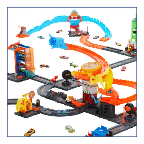 Hot Wheels Let s Race Netflix Pizza Slam Cobra Attack Mattel