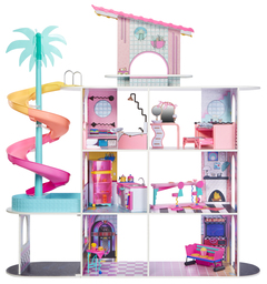 L.O.L. Surprise! OMG Fashion House Playset with 85+ Surprises, Made From  Real Wood