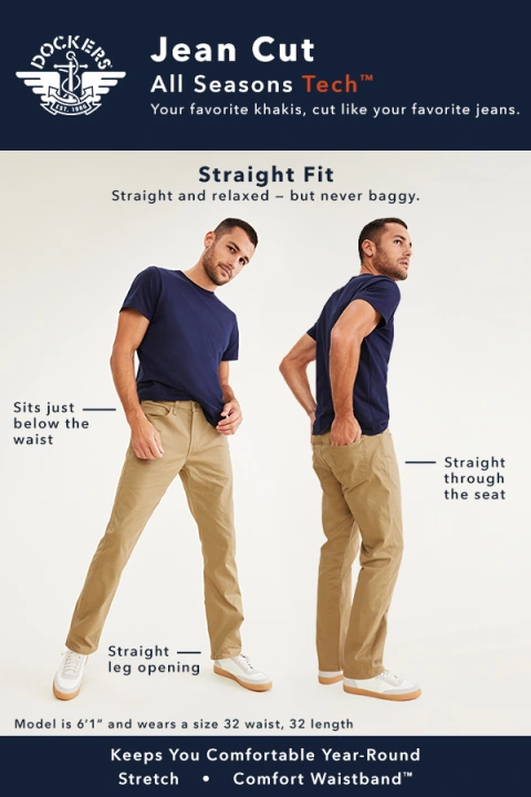 Dockers orders jean cut khakis