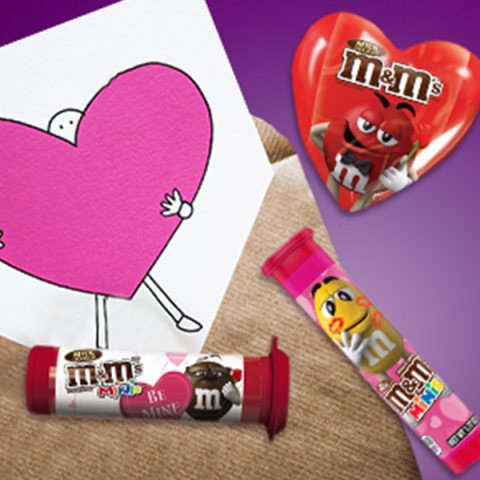 Save on M&M's Milk Chocolate Candies Cupid's Mix Valentine Order Online  Delivery