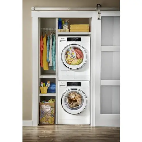 Whirlpool 2.3 Cu. Ft. White Front Load Washer Powerhouse Kitchens Appliances New Milford CT