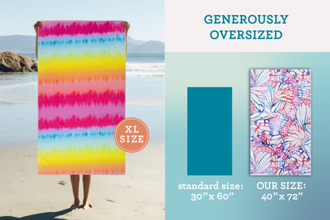 oversized beach towel