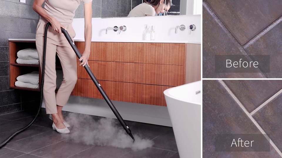  POLTI Vaporetto Smart Steam Mop and Steam Cleaner for Cleaning  and Sanitizing with 12 Attachments Works for Tile Floor with Grout, Carpet,  Car Detailing, Hardwood, & Furniture