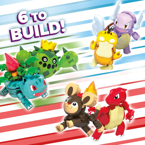 Mega Bloks MEGA Pokémon Beginner Trainer Team Pack with 8