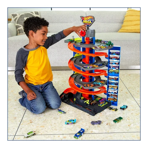 ホットウィールメガ駐車場 HotWheelesメガガレージ Megagarage Hot Wheels Mega Garage Playset : Target