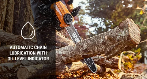 WORX 14 40 Volt Brushless Cordless Chainsaw at Menards