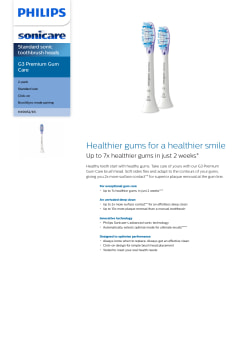 Philips Sonicare Genuine G3 Premium Gum Care Replacement Toothbrush Heads, 4 Brush Heads, White, HX9054/65 & Genuine A3 Premium All-in-One Replacement Toothbrush Heads, 2 Brush Heads, Black, HX9092/95
