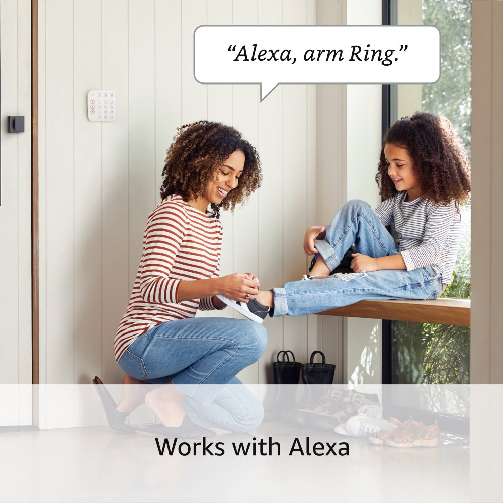 Ring Security Alarm 14piece Kit, Gen 2 with Stick Up Cam, Smoke/Co Li