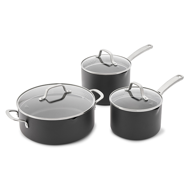 Calphalon Classic Hard Anodized 6 Piece Non Stick Cookware Set