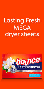 Bounce Dryer Sheets, Outdoor Fresh Scent Fabric Softener Sheets