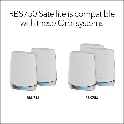 NETGEAR Orbi Tri-band WiFi 6 Add-on Satellite, 4.2Gbps - Micro Center