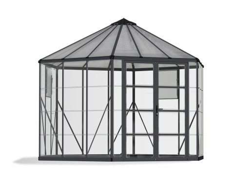 Oasis 12 ft Hexagonal DIY Greenhouse Kit- Model # 705239