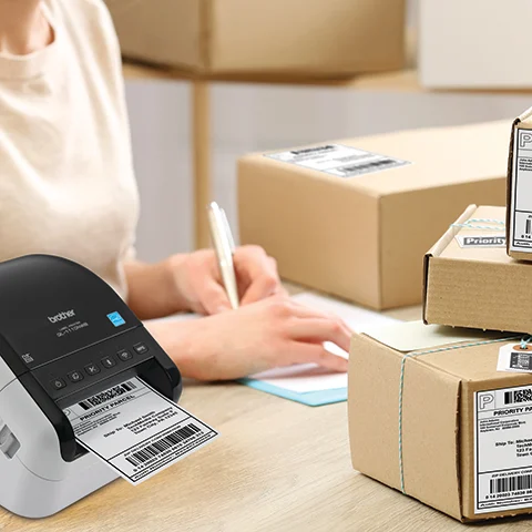 Brother DK-2246 Extra Wide Width Continuous Paper Labels, 4-7/100