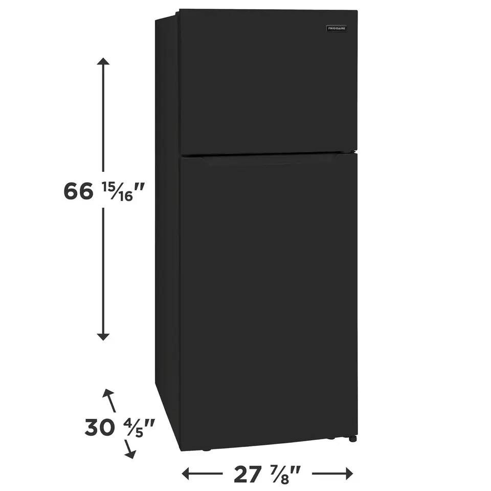 Frigidaire - FFHT1822UB - 18 Cu. Ft. Top Freezer Refrigerator
